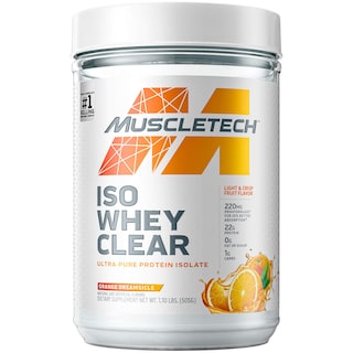 Foto 1 | Foto 1 | Proteína En Polvo Muscletech Clear Whey Isolate, 1,1 Libras, Naranja - Venta Internacional.