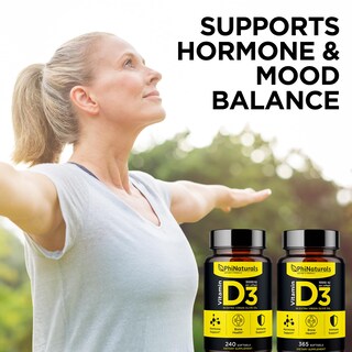 Foto 6 | Foto 6 | Suplemento De Vitamina D3 De Phinaturals, 1000 Ui, Cápsulas Blandas, 365 Cápsulas - Venta Internacional.