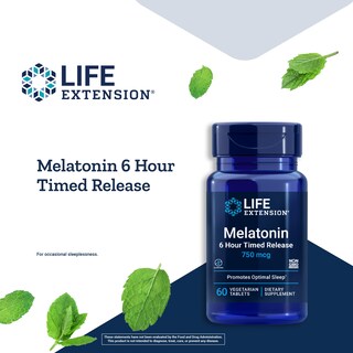 Foto 2 | Foto 3 | Venta Internacional-suplemento Life Extension Melatonina 750 Mcg De Liberación T
