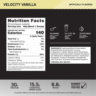 Foto 3 | Foto 3 | Proteína En Polvo Optimum Nutrition Platinum Hydrowhey 800 G - Venta Internacional.