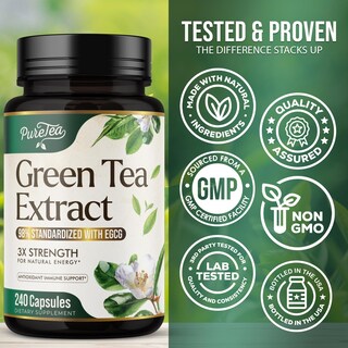 Foto 4 | Foto 4 | Píldoras De Extracto De Té Verde Silveronyx 1000 Mg Con Egcg 240 Cápsulas - Venta Internacional.