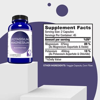 Foto 3 | Foto 3 | Suplemento Md.life Magnesio Potasio 90 Cápsulas - Venta Internacional.