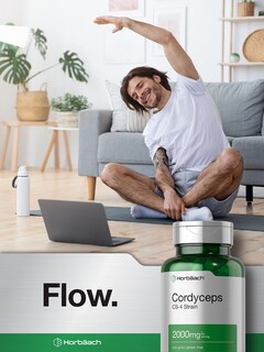 Foto 6 | Foto 6 | Suplemento Horbäach Cordyceps, Cápsulas De Hongos, 2000 Mg, 200 Unidades - Venta Internacional.