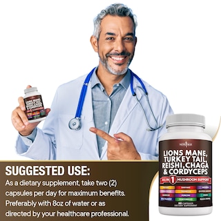 Foto 7 | Foto 7 | Suplemento New Age Lions Mane 3000 Mg Con 2000 Mg De Cola De Pavo - Venta Internacional.