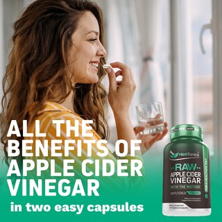 Foto 2 | Foto 2 | Suplemento Herbtonics De Vinagre De Sidra De Manzana 1500 Mg 120 Cápsulas - Venta Internacional.