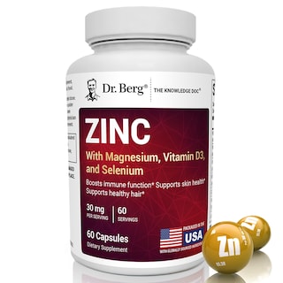Foto 1 | Foto 1 | Suplemento Dr. Berg De Zinc 30 Mg Con Magnesio Y Vitamina D3 60 Cápsulas - Venta Internacional.