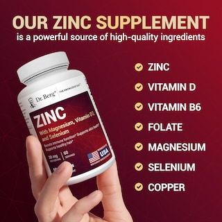 Foto 6 | Foto 6 | Suplemento Dr. Berg De Zinc 30 Mg Con Magnesio Y Vitamina D3 60 Cápsulas - Venta Internacional.