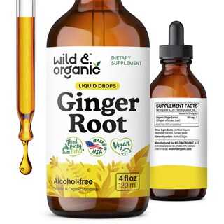 Foto 1 | Foto 1 | Suplemento De Extracto De Raíz De Jengibre Silvestre Y Orgánico 120 Ml - Venta Internacional.