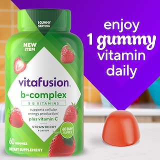 Foto 7 | Foto 7 | Gomitas Vitafusion B-complex Con 5 Vitaminas B De 60 Unidades - Venta Internacional.