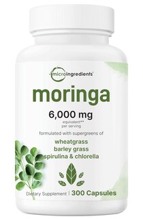 Foto 1 | Foto 1 | Suplemento Con Microingredientes: Moringa Oleifera, 6000 Mg, 300 Cápsulas - Venta Internacional.