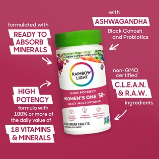 Foto 3 | Foto 3 | Multivitamínico Rainbow Light Vitamina C D y Zinc - Venta Internacional
