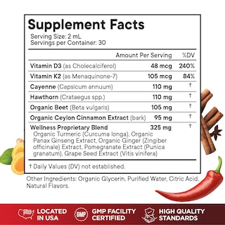 Foto 2 | Foto 2 | Suplemento Líquido De Pimienta De Cayena Superfood Md De 120 Ml Con Espino Blanco - Venta Internacional.
