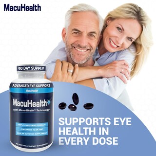 Foto 3 | Foto 3 | Suplemento De Vitaminas Para Ojos Macuhealth Plus+ Para 90 Días - Venta Internacional.