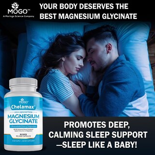 Foto 2 | Foto 2 | Suplemento De Glicinato De Magnesio Mogo Chelamax, Cápsulas De 200 Mg - Venta Internacional.
