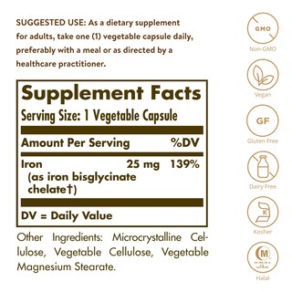 Foto 2 | Foto 2 | Suplemento Solgar Gentle Iron Para Glóbulos Rojos, 180 Unidades - Venta Internacional.