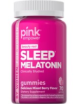 Suplemento: Gomitas De Melatonina Rosa, 10 Mg, Potencia Máxima, 70 Unidades - Venta Internacional.