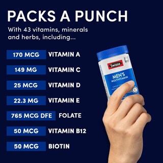 Foto 2 | Foto 2 | Suplemento Multivitamínico Swisse Ultivite Daily Men 120 Comprimidos - Venta Internacional.