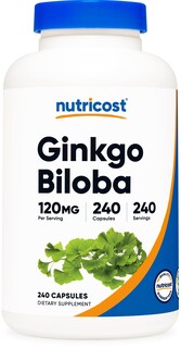 Foto 5 | Foto 5 | Suplemento Nutricost Extracto De Ginkgo Biloba 120 Mg 240 Cápsulas - Venta Internacional.