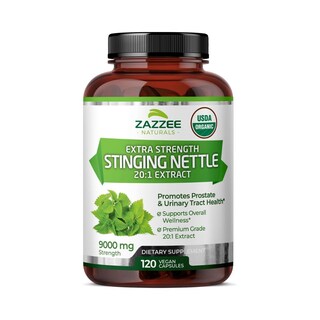 Foto 1 | Foto 1 | Suplemento Zazzee Naturals Ortiga Orgánica 9,000 mg 120 Cápsulas Salud Prostática Inmunológica y Respiratoria