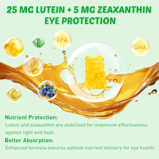 Foto 2 | Foto 2 | Gomitas De Luteína Sijigood Eye Vitaminas Con Zeaxantina, 120 Unidades - Venta Internacional.