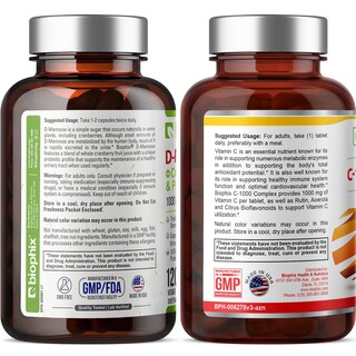 Foto 3 | Foto 3 | Suplemento Biophix D-mannose Plus Probióticos De Arándano Rojo 1000 Mg - Venta Internacional.