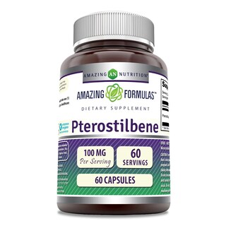 Foto 1 | Foto 1 | Suplemento Amazing Formulas, Pterostilbeno, 100 Mg, 60 Cápsulas - Venta Internacional.