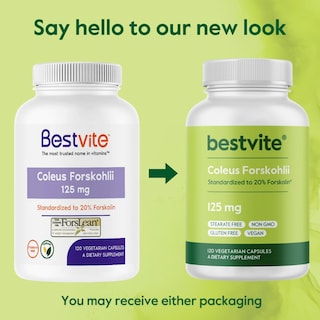 Foto 3 | Foto 3 | Suplemento Bestvite Coleus Forskohlii 125 Mg Con Un 20% De Forskolina - Venta Internacional.