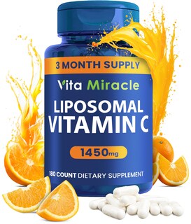 Foto 1 | Foto 1 | Suplemento De Vitamina C Liposomal Vita Miracle 1450 Mg 180 Cápsulas - Venta Internacional.