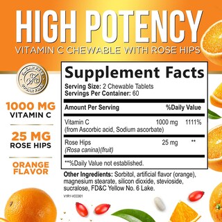 Foto 2 | Foto 2 | Suplemento De Vitamina C Nature's Peak 1000 Mg Con Rosa Mosqueta 120 Tabletas - Venta Internacional.