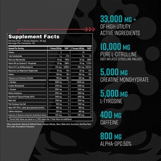 Foto 5 | Foto 5 | Suplemento Alimenticio Gorilla Mind Gorilla Mode 796 G con L-citrulina - Venta Internacional