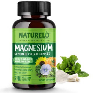 Foto 1 | Foto 1 | Suplemento de Quelato de Glicinato de Magnesio Naturelo 200 mg 240 Cápsulas - Venta Internacional