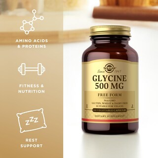 Foto 4 | Foto 4 | Suplemento Solgar Glycine 500 Mg 100 Cápsulas Vegetales - Venta Internacional.