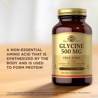 Foto 5 | Foto 5 | Suplemento Solgar Glycine 500 Mg 100 Cápsulas Vegetales - Venta Internacional.