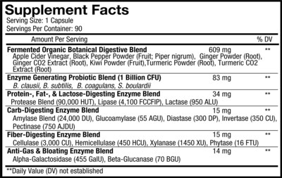 Foto 2 | Foto 2 | Suplemento Codeage Digestive Enzymes 90 Cápsulas - Venta Internacional