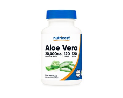 Foto 1 | Foto 1 | Suplemento Nutricost Aloe Vera 20.000 Mg 120 Cápsulas - Venta Internacional