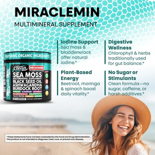 Foto 6 | Foto 6 | Cápsulas Supplement Clean Nutra Sea Moss 90 Cápsulas Veganas - Venta Internacional.