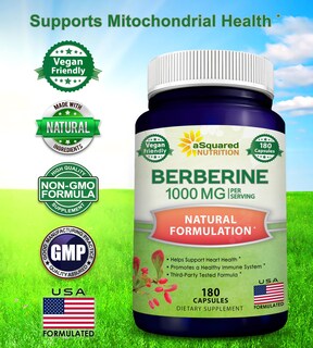 Foto 3 | Foto 3 | Suplemento De Berberina Pura De Squared Nutrition, 1000 Mg, 180 Cápsulas - Venta Internacional.