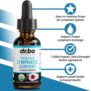 Foto 2 | Foto 2 | Suplementos: Gotas De Drenaje Linfático Orgánicas De 30 Ml Con Equinácea - Venta Internacional.