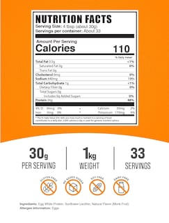 Foto 2 | Foto 2 | Proteína De Clara De Huevo En Polvo Bulksupplements.com 1 Kg - Venta Internacional.