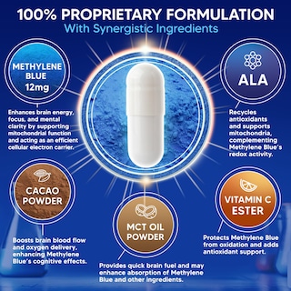Foto 4 | Foto 4 | Suplemento De 12 Mg De Azul De Metileno De Squared Nutrition Con Vitamina - Venta Internacional.