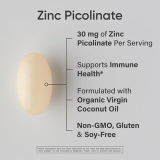 Foto 2 | Foto 2 | Suplemento De Zinc Sports Research De Alta Potencia 30 Mg X180 Cápsulas Blandas - Venta Internacional.