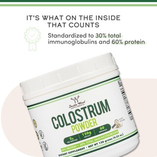 Foto 2 | Foto 2 | Suplementos De Madera Doble En Polvo De Calostro, 120 G, Suministro Para 60 Días - Venta Internacional.