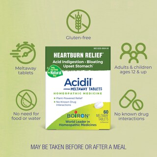 Foto 4 | Foto 4 | Suplemento Boiron Acidil Para El Reflujo Ácido Y La Acidez Estomacal, 60 Unidades - Venta Internacional.