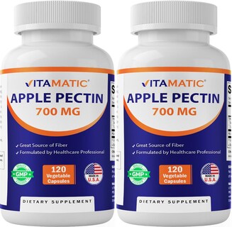 Foto 1 | Foto 1 | Suplemento Vitamático De Pectina De Manzana 700 Mg 120 Cápsulas X2 - Venta Internacional.