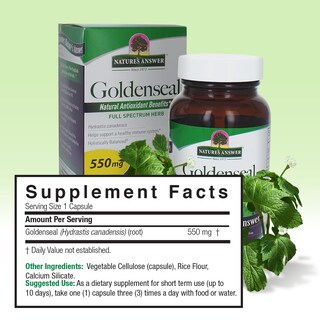 Foto 3 | Foto 3 | Suplemento Nature's Answer Goldenseal Root 50 Cápsulas - Venta Internacional.