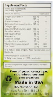 Foto 3 | Foto 3 | Suplemento Bio Nutrition Skin Wellness 60 Comprimidos - Venta Internacional.