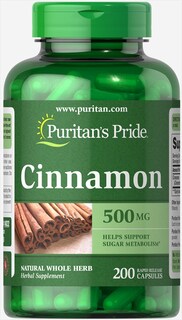 Foto 1 | Foto 1 | Suplemento Puritan's Pride Cinnamon 500 Mg 200 Cápsulas - Venta Internacional.