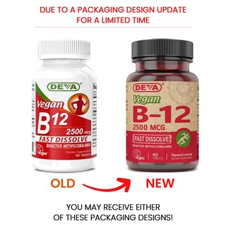 Foto 2 | Foto 2 | Suplemento Deva Nutrition Vegan Sublingual B-12 2500 Mcg 90 Comprimidos - Venta Internacional.