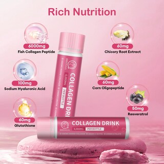 Foto 3 | Foto 3 | Bebida De Colágeno Bbeeaauu Con 6000 Mg De Péptidos De Colágeno Marino, Inyecciones De Colágeno Líqu - Venta Internacional.