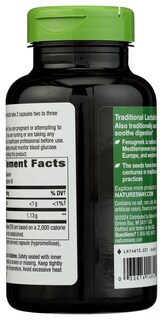 Foto 2 | Foto 2 | Suplementos Nature's Way Semillas de Alholva 180 Comprimidos - Venta Internacional